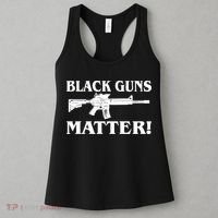 Black Guns Matter AR-15 2nd Amendment Women's Tank Top thumb 3