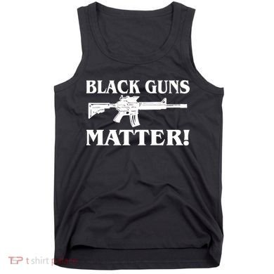 Black Guns Matter AR-15 2nd Amendment Tank Top