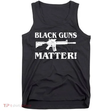Black Guns Matter AR-15 2nd Amendment Tank Top