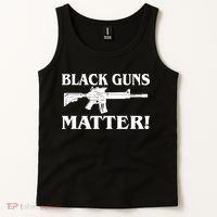 Black Guns Matter AR-15 2nd Amendment Tank Top thumb 2