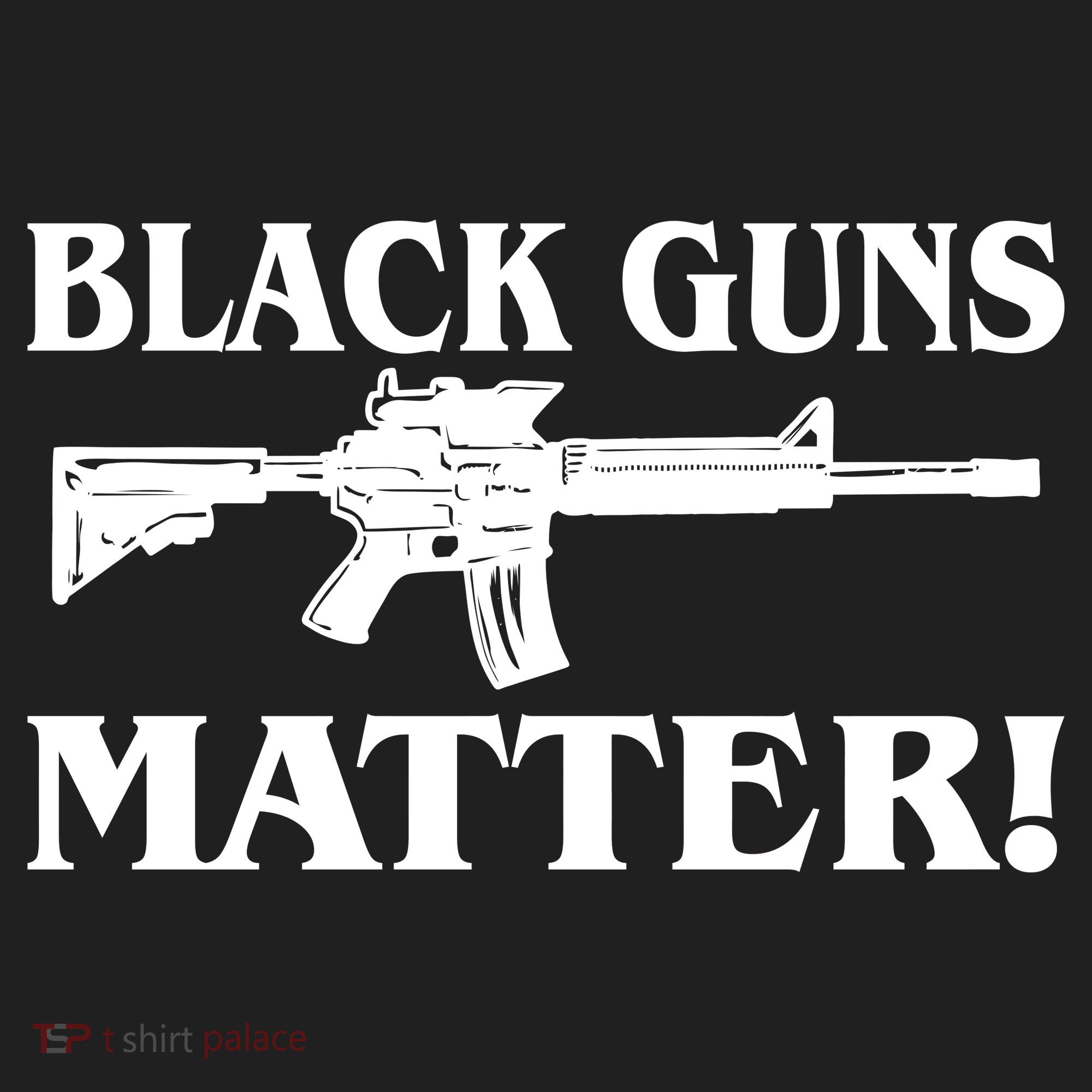 Black Guns Matter AR-15 2nd Amendment Golf Towel