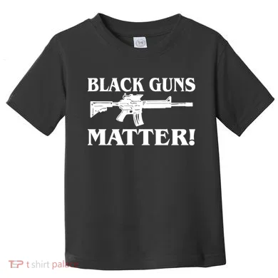 Black Guns Matter AR-15 2nd Amendment Toddler T-Shirt