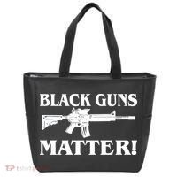 Black Guns Matter AR-15 2nd Amendment Tote Bag thumb 0