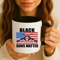 Black Guns Matter USA 2nd Amendment Coffee Mug thumb 3