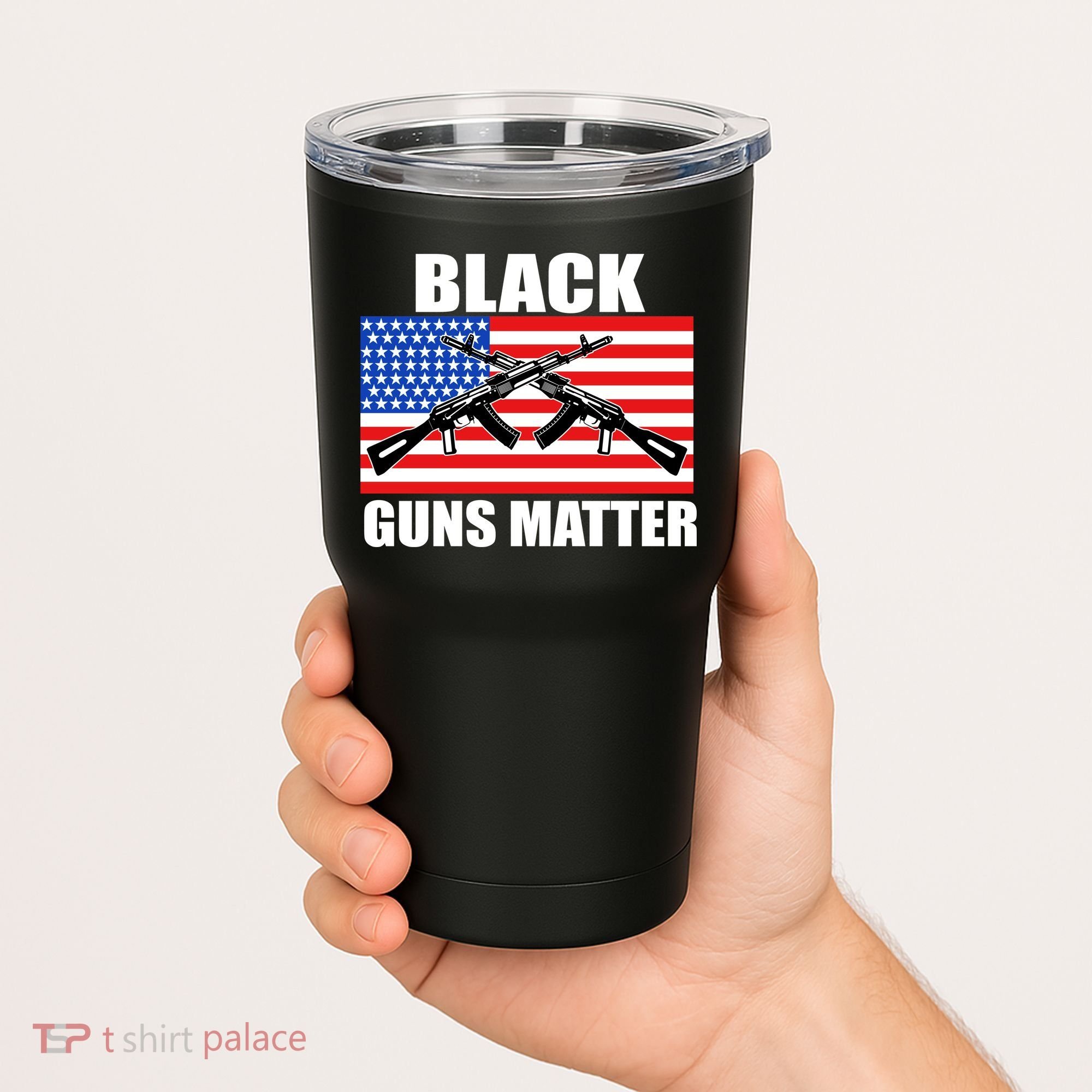 Black Guns Matter USA 2nd Amendment Tumbler