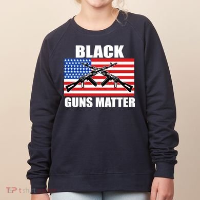 Black Guns Matter USA 2nd Amendment Women's Sweatshirt
