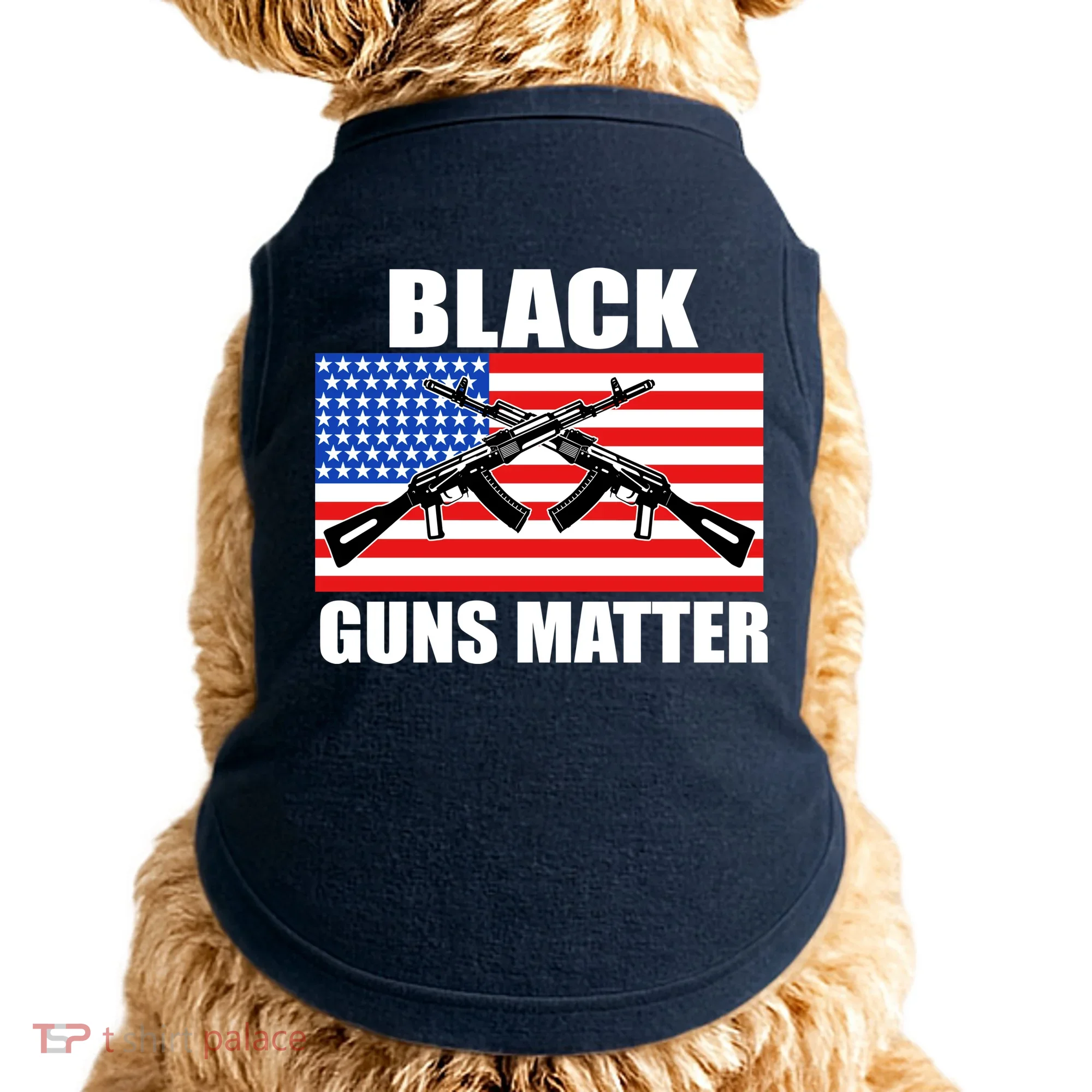 Black Guns Matter USA 2nd Amendment Doggie Tank