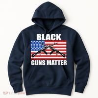 Black Guns Matter USA 2nd Amendment Hoodie thumb 0
