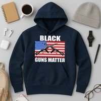 Black Guns Matter USA 2nd Amendment Hoodie thumb 3