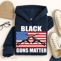 Black Guns Matter USA 2nd Amendment Hoodie thumb 4