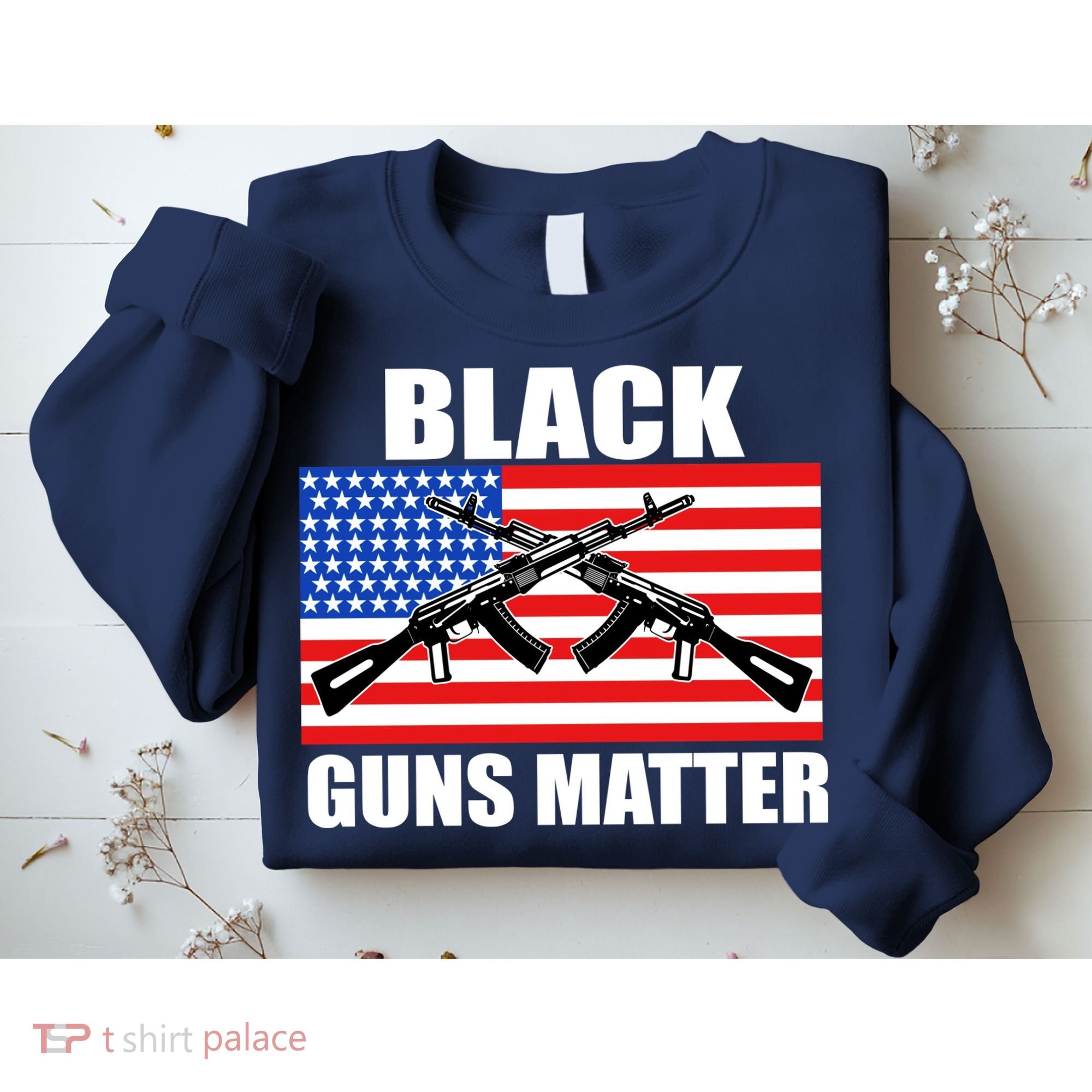 Black Guns Matter USA 2nd Amendment Sweatshirt
