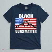 Black Guns Matter USA 2nd Amendment T-Shirt thumb 5