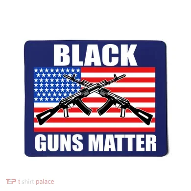 Black Guns Matter USA 2nd Amendment Mousepad