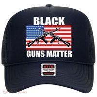 Black Guns Matter USA 2nd Amendment Hat thumb 0