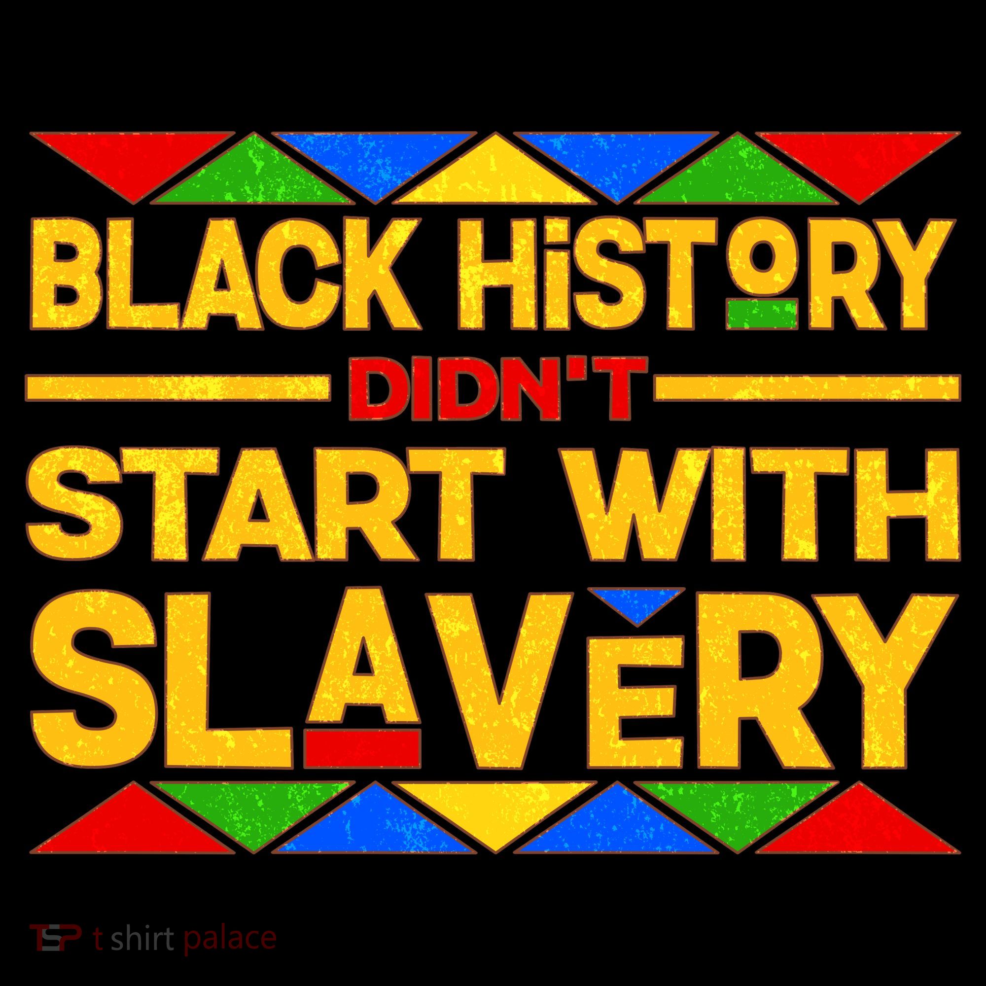 Black History Didn't Start With Slavery Visor