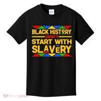 Black History Didn't Start With Slavery Kids T-Shirt thumb 0