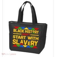 Black History Didn't Start With Slavery Tote Bag thumb 3