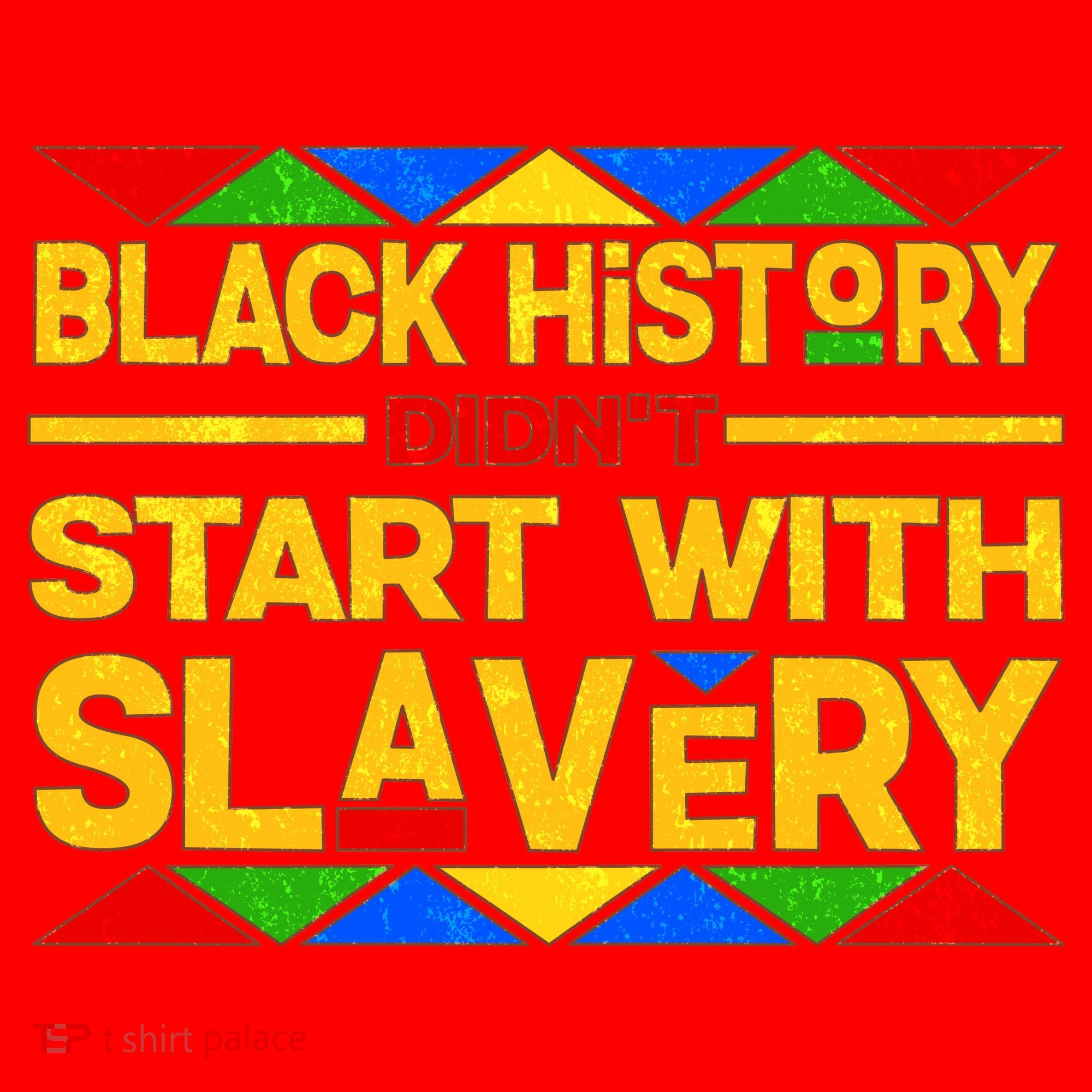Black History Didn't Start With Slavery Santa Hat