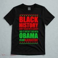 Black History Doesn't End With Obama T-Shirt thumb 5