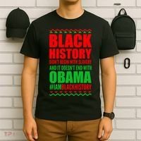 Black History Doesn't End With Obama T-Shirt thumb 6
