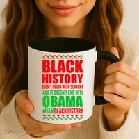 Black History Doesn't End With Obama Coffee Mug thumb 3