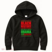 Black History Doesn't End With Obama Kids Hoodie thumb 0