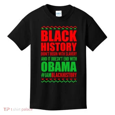 Black History Doesn't End With Obama Kids T-Shirt