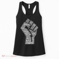 Black History Fist Of Names Tribute  Women's Tank Top thumb 0