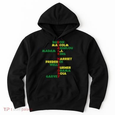 Black History Historic Leaders Proud American Hoodie