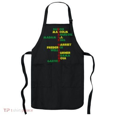 Black History Historic Leaders Proud American Apron