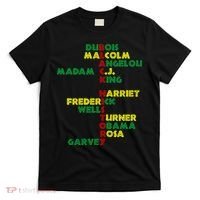 Black History Historic Leaders Proud American T-Shirt thumb 0