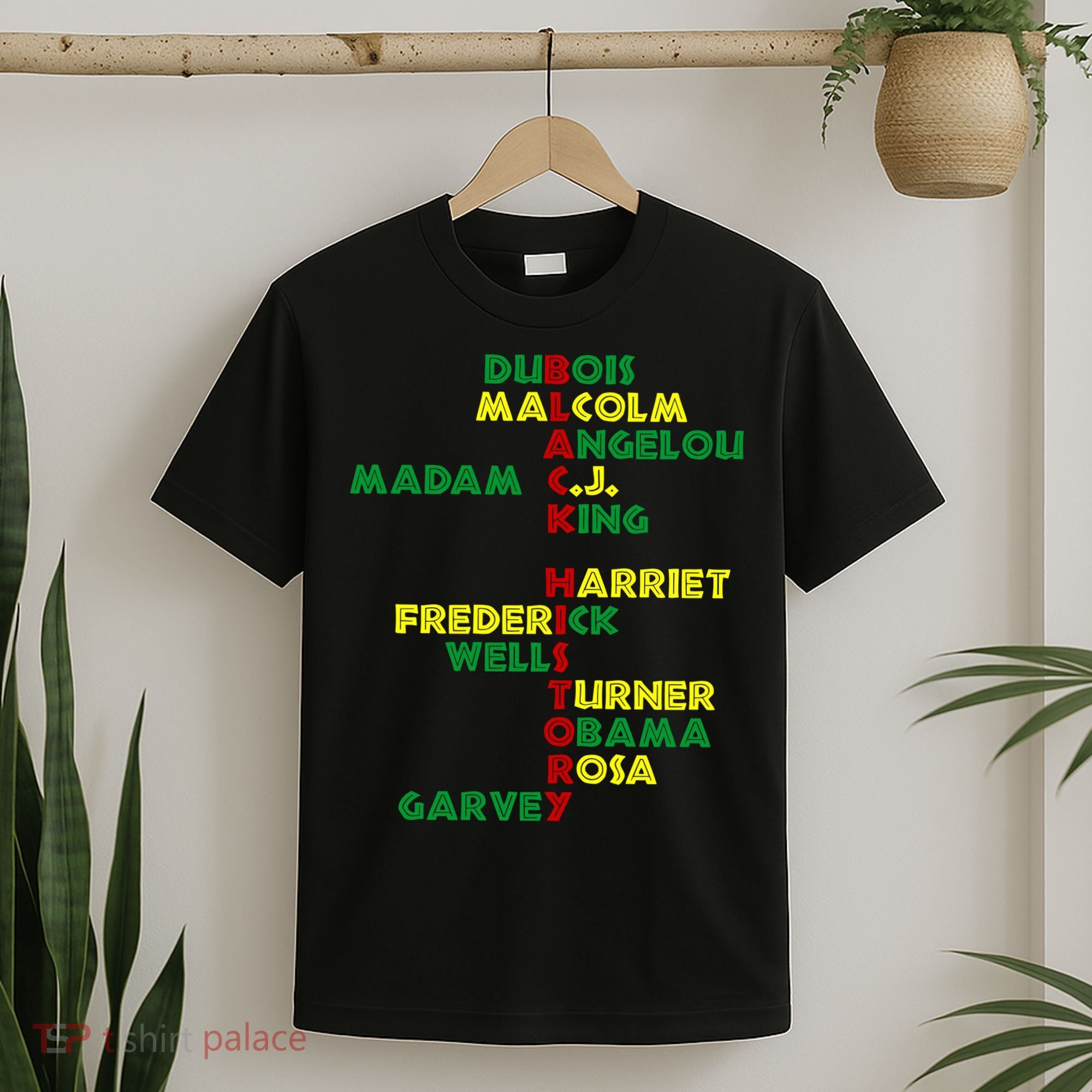Black History Historic Leaders Proud American T-Shirt