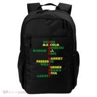 Black History Historic Leaders Proud American Backpack thumb 0