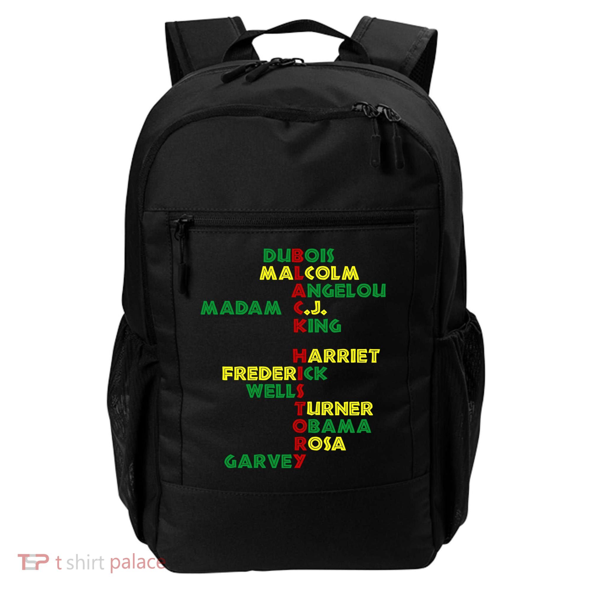 Black History Historic Leaders Proud American Backpack