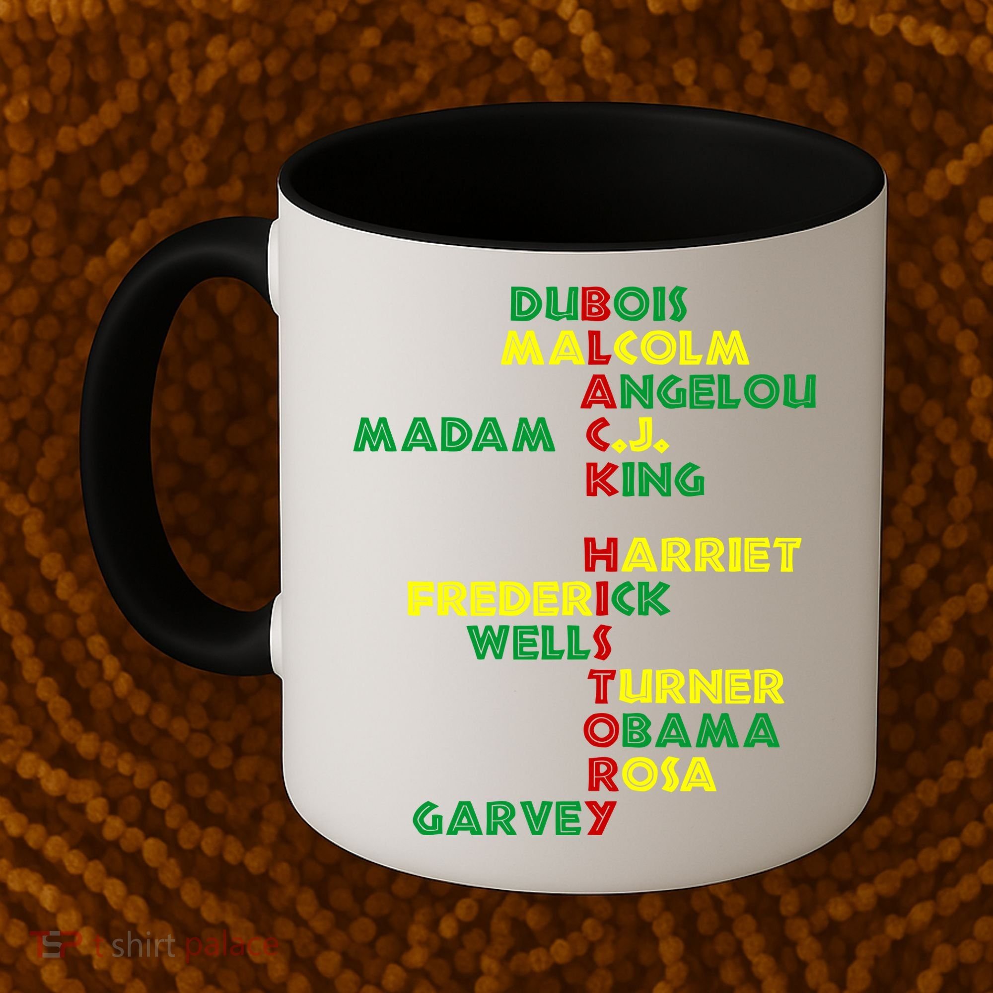 Black History Historic Leaders Proud American Coffee Mug