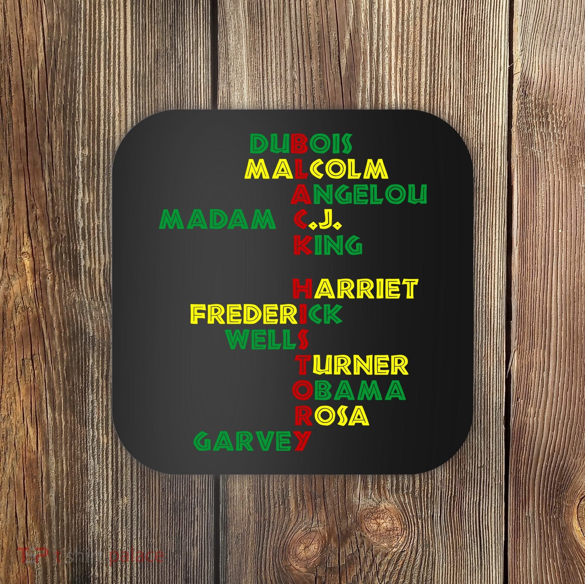Black History Historic Leaders Proud American Coaster