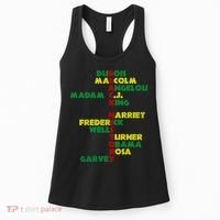 Black History Historic Leaders Proud American Women's Tank Top thumb 0