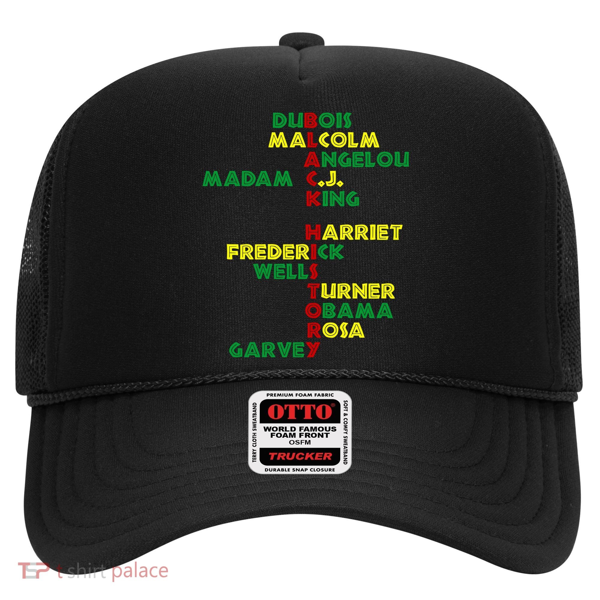 Black History Historic Leaders Proud American Hat
