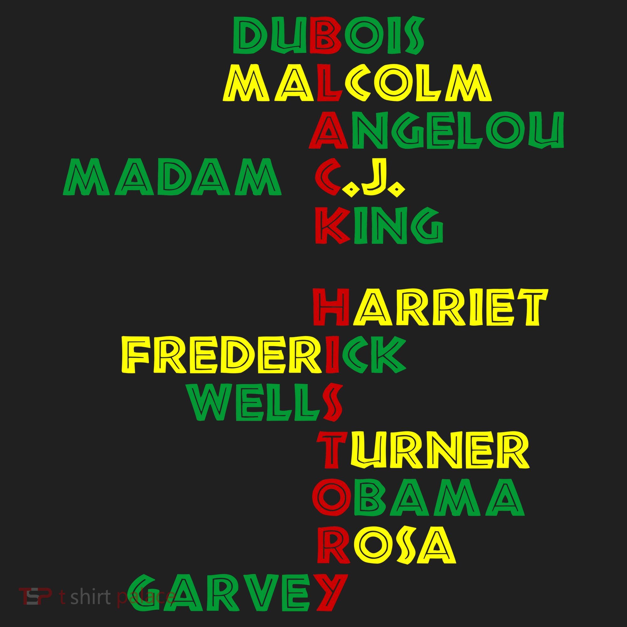 Black History Historic Leaders Proud American Golf Towel