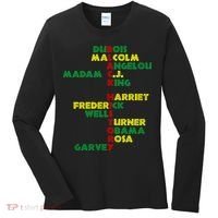 Black History Historic Leaders Proud American Women's Long Sleeve Shirt thumb 0