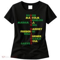 Black History Historic Leaders Proud American Women's T-Shirt thumb 0
