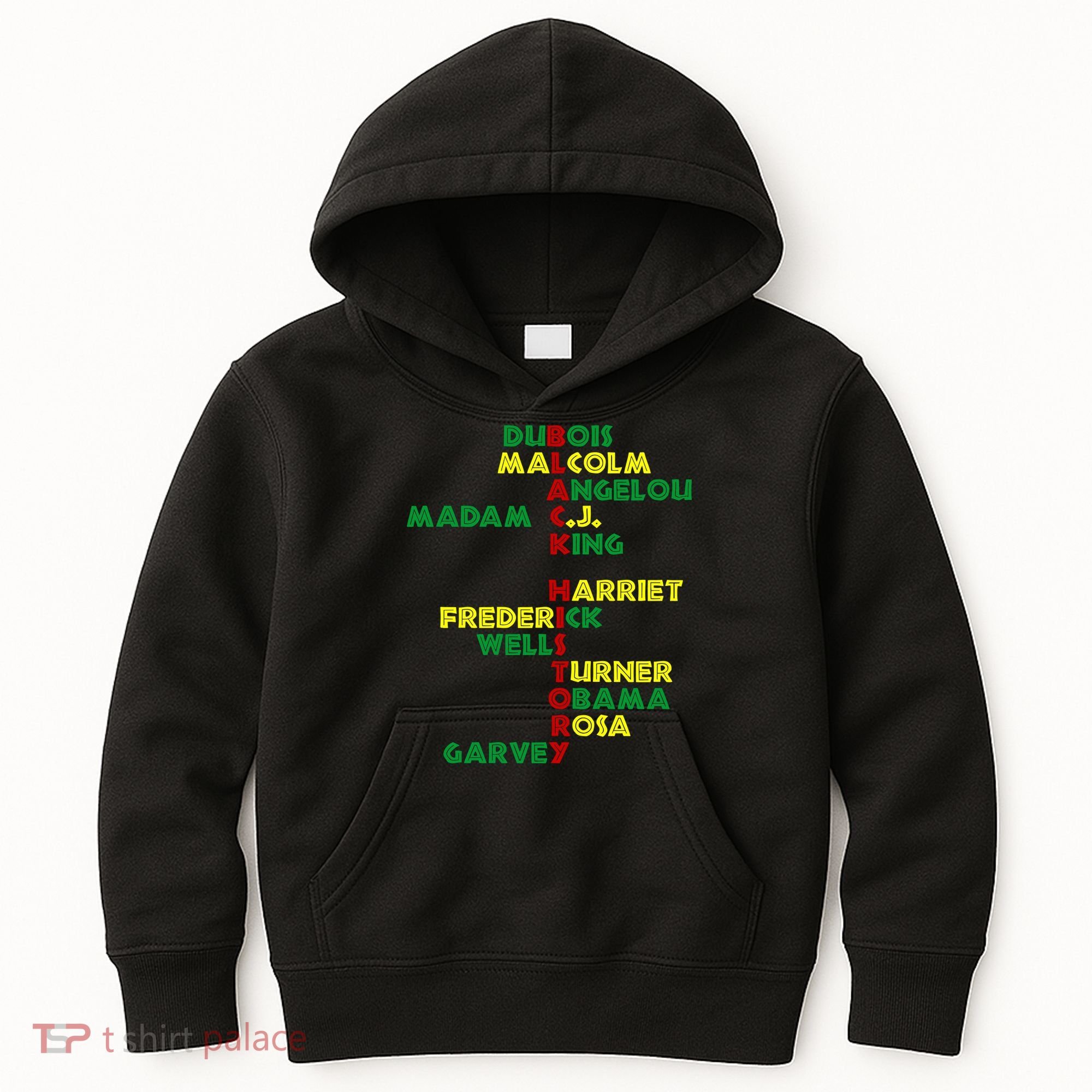 Black History Historic Leaders Proud American Kids Hoodie