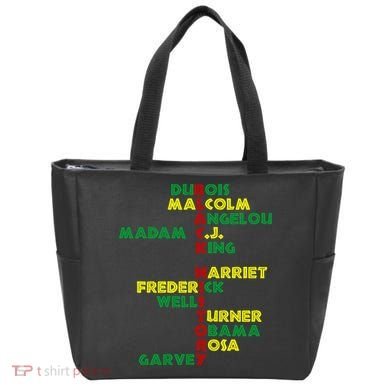 Black History Historic Leaders Proud American Tote Bag