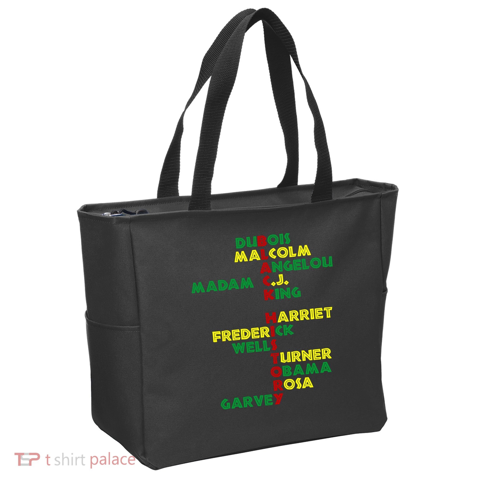 Black History Historic Leaders Proud American Tote Bag