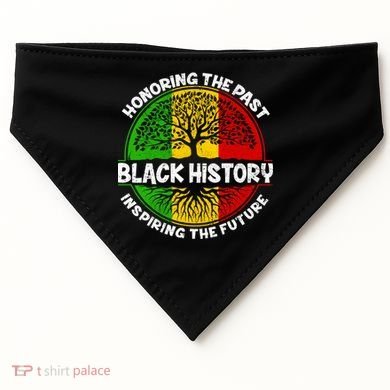 Black History Honoring The Past USA-Made Doggie Bandana