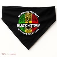 Black History Honoring The Past USA-Made Doggie Bandana thumb 0