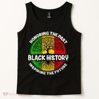 Black History Honoring The Past Tank Top thumb 2