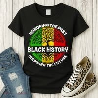 Black History Honoring The Past Women's T-Shirt thumb 3