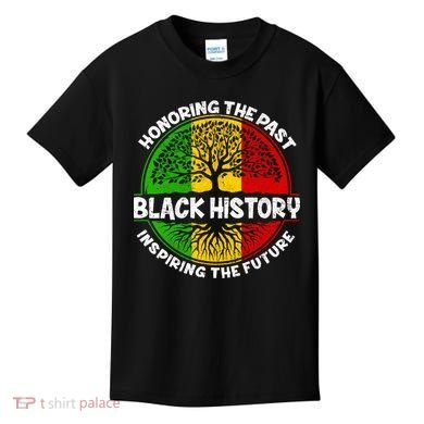 Black History Honoring The Past Kids T-Shirt