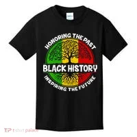 Black History Honoring The Past Kids T-Shirt thumb 0